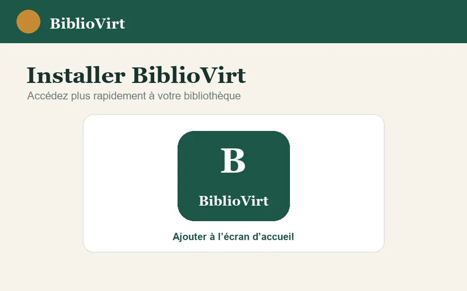Exemple fictif de l’installation de BiblioVirt